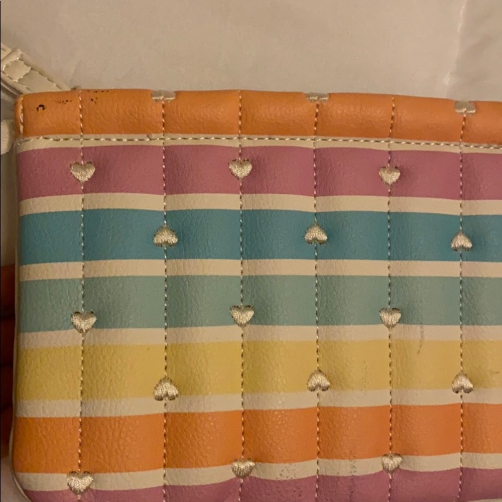 New Betsey Johnson puffy bow pink wallet - Picture 5 of 5